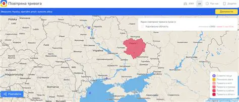 Інтерактивна Карта Тривог України: Відстеження та Безпека в Реальному Часі