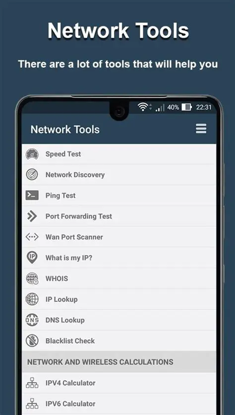 Internet and Network Tools