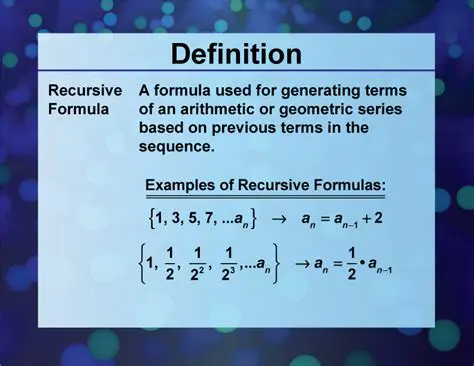 Interpretation of the Recursion Formula