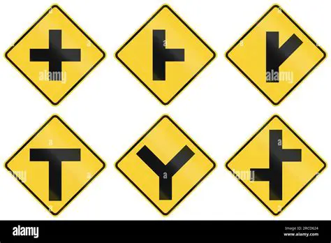 Intersection warning signs