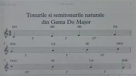 Intervalele de 2 semitonuri