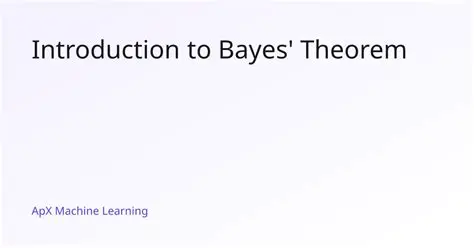 Introduction to Bayes Theorem