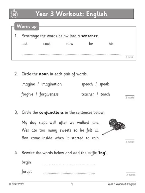 Introduction to Higher English Workout