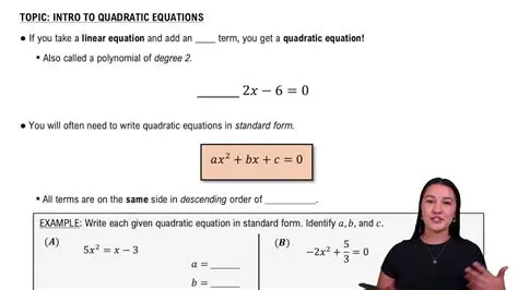 Introduction to Quadratic Trinomials