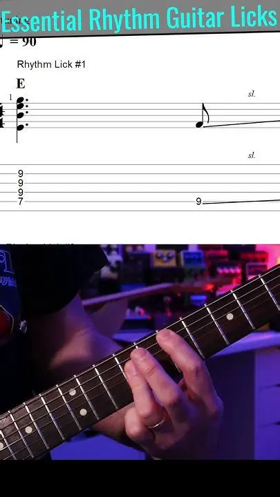 Introduction to Rhythm Guitar Licks