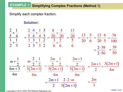 Introduction to Simplifying Complex Fractions
