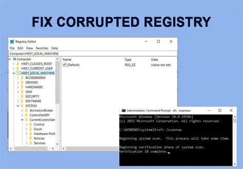 Invalid or corrupted registry keys