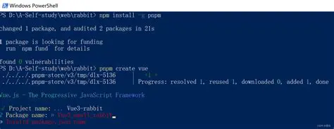 Invalid package configuration