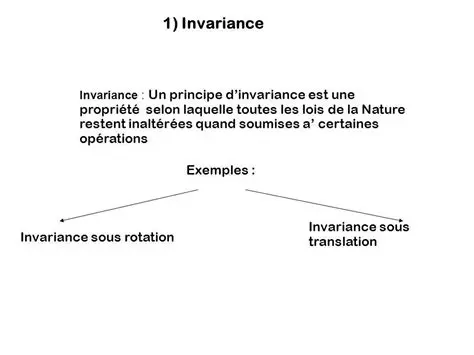 Invariance sous translation