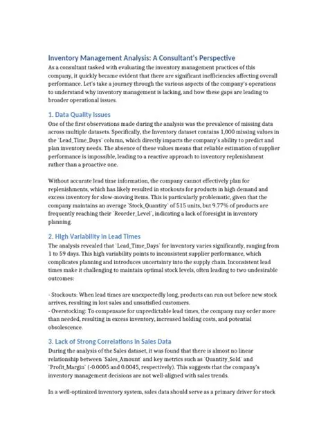 Inventory Management Analysis at PT Sentosa Natural Haparapan Medan