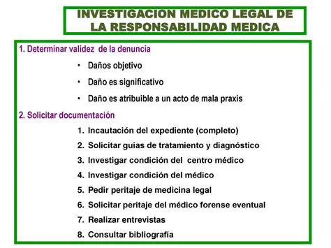 Investigar y determinar la responsabilidad