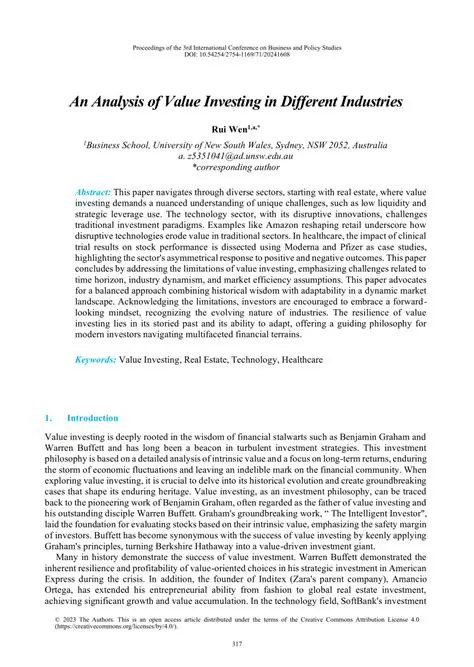 Investing in different industries