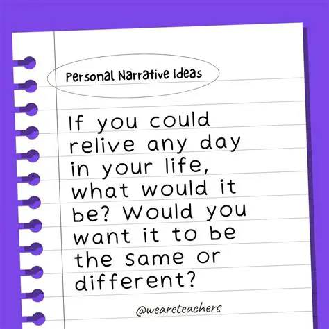 Involves personal experiences