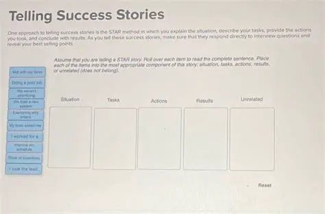 It provides an opportunity to tell your story