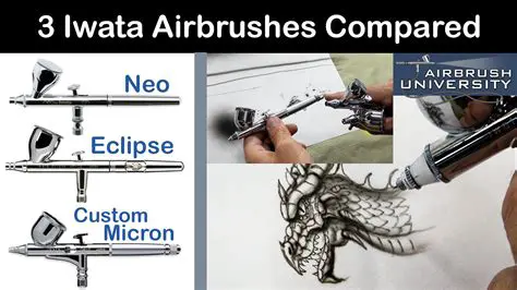 Iwata Neo vs. Eclipse: A Comprehensive Airbrush Comparison for Artists