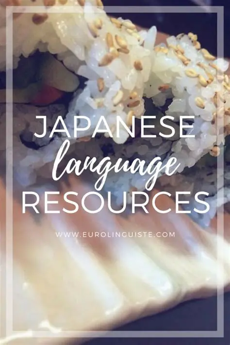 Japanese Language Resources