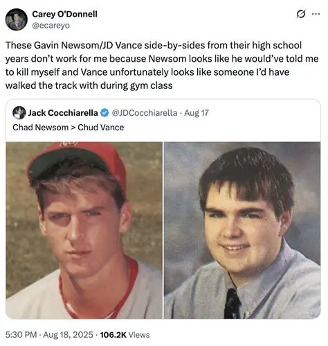JD Vance Newsom Meme: Exploring the Viral Political Satire