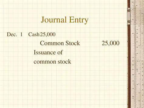 Journal Entry for Common Stock Issuance