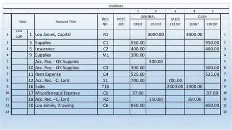 Journalizing the Transaction