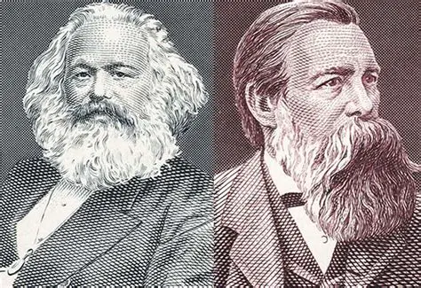 Karl Marx and Friedrich Engels