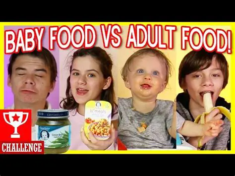 Kaycee and Rachel's Baby Food vs. Real Food Challenge: A Nutritional Showdown