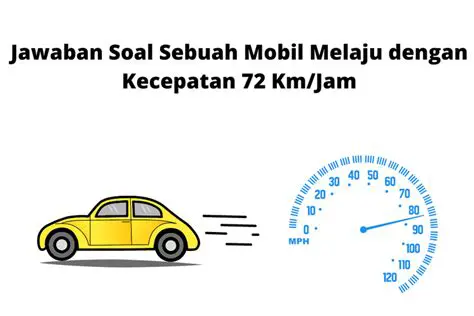 Kecepatan Awal dan Perlambatan