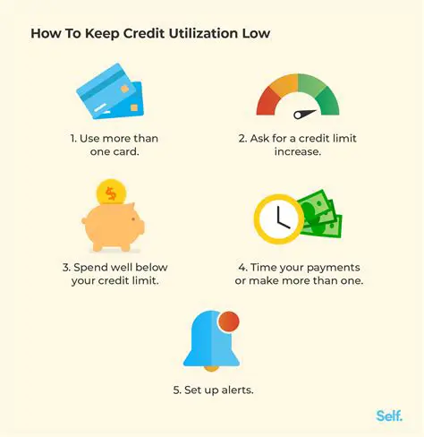 Keeping credit utilization low