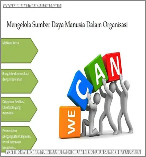 Kemampuan mengelola sumber daya