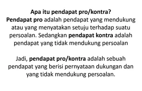 Keterbatasan Pendapat dari Satu Sisi Saja