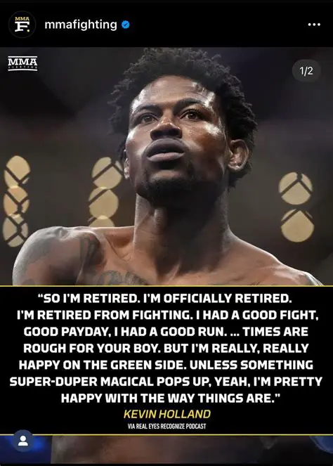 Кевин Холланд: Восходящая Звезда MMA, Обзор Карьеры и Будущие Перспективы