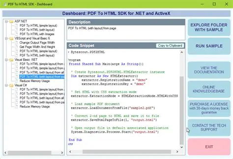 Key Benefits of Bytescout PDF To HTML SDK