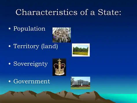 Key Characteristics of a State