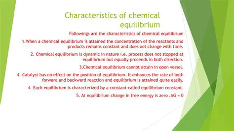 Key Characteristics of Chemical Equilibrium