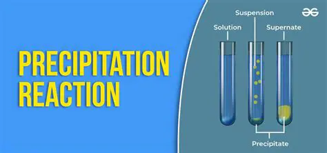 Key Characteristics of Precipitation Reactions
