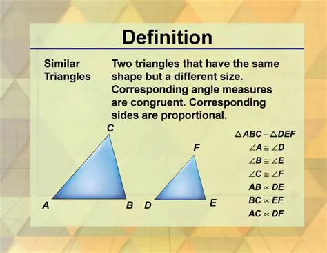 Key Characteristics of Similar Triangles