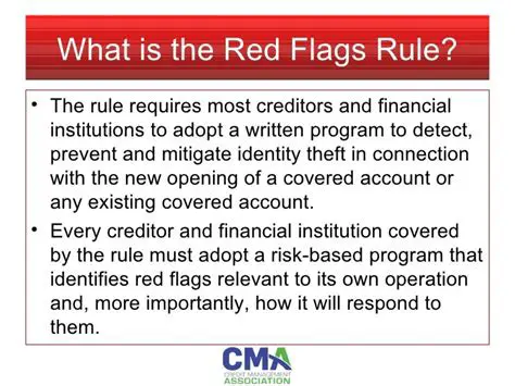 Key Components of the Red Flags Rule
