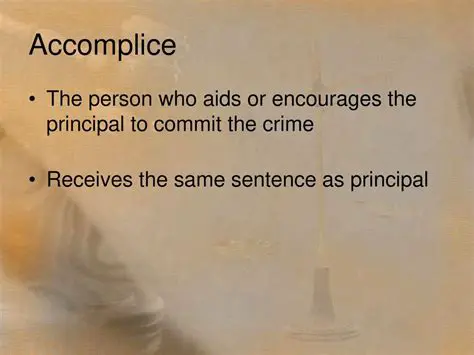 Key Differences Between a Perpetrator and an Accomplice