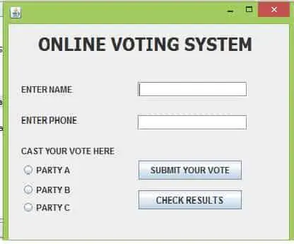 Key Elements of a Voting Screen Design