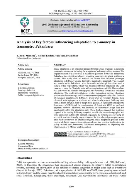 Key Factors Influencing Adaptation