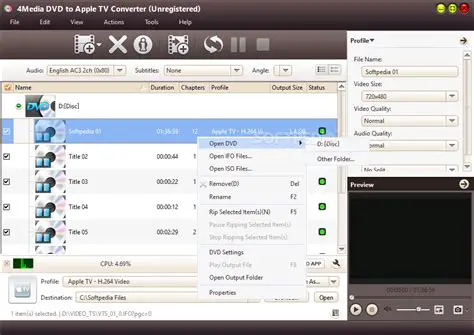 Key Features of 4Media Apple TV Video Converter