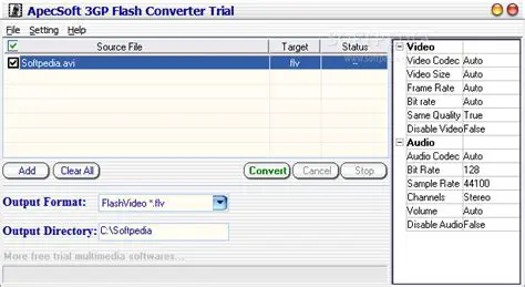 Key Features of ABest Video to iPod 3GP Flash Converter