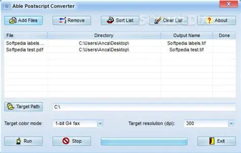 Key Features of Able PostScript Converter