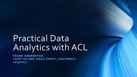 Key Features of ACL Analytics