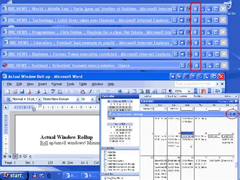 Key Features of Actual Window Rollup
