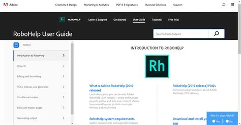 Key Features of Adobe RoboHelp