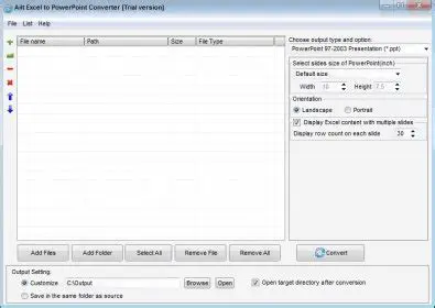 Key Features of Ailt Excel to PowerPoint Converter
