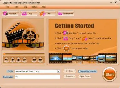 Key Features of Aimediasoft Sansa Video Converter