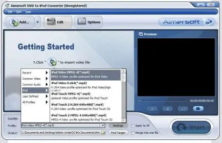 Key Features of Aimersoft iPod Media Converter