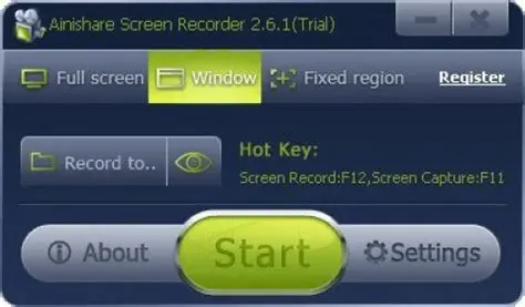 Key Features of Ainishare Free Screen Recorder