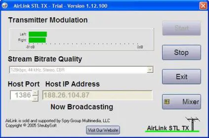 Key Features of AirLink STL Transmitter
